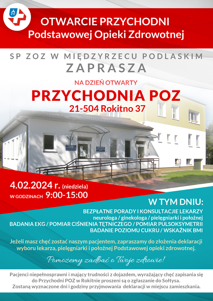 Otwarcie Przychodni Podstawowej Opieki Zdrowotnej.