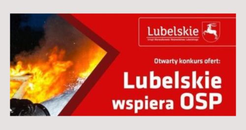 Lubelskie wspiera OSP