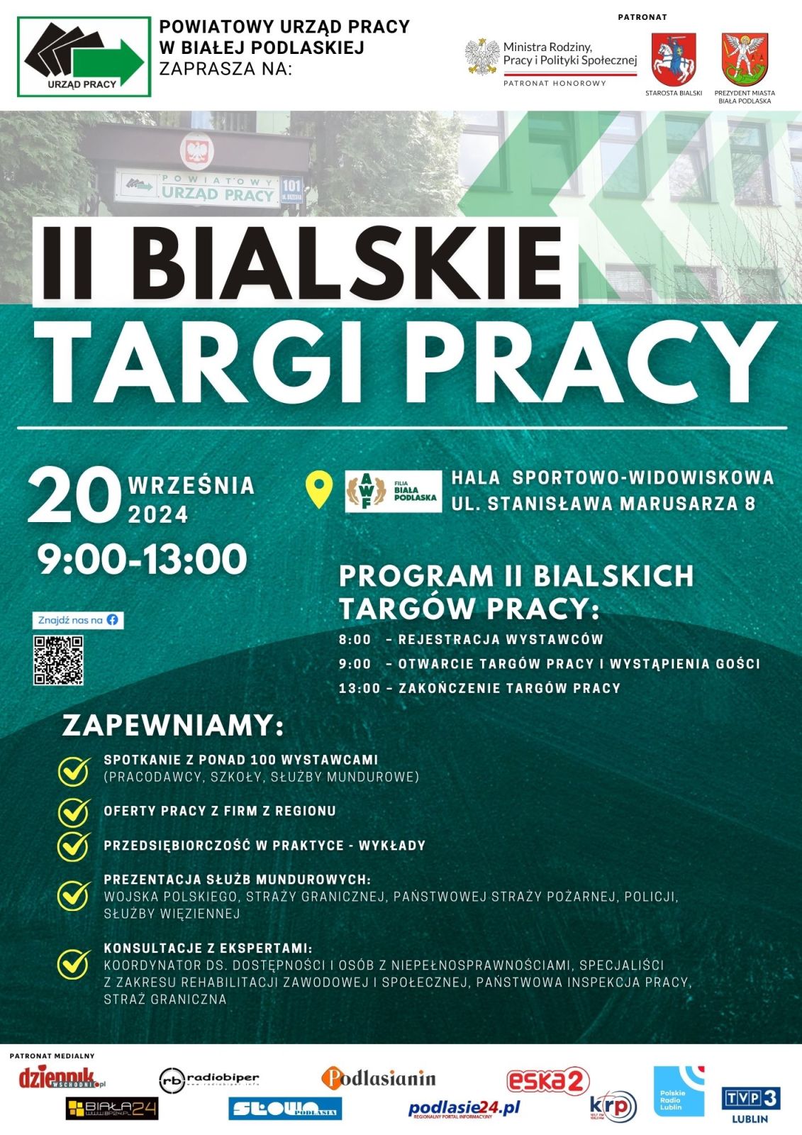 Plakat - II Bialskie Targi Pracy
