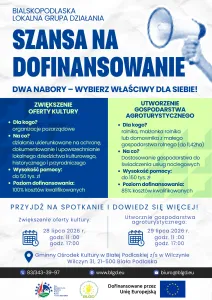 Szansa na dofinansowanie 