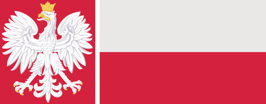 Godło oraz flaga Polski Godło oraz flaga Polski