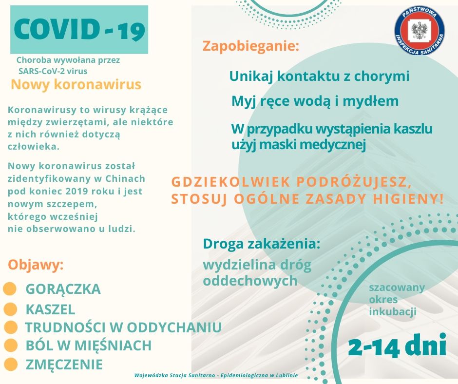 Covid19 - zapobieganie, objawy