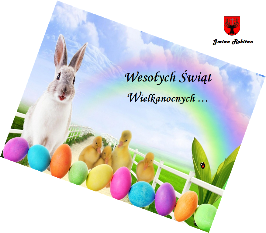 Kartka Świąteczna - Życzenia Wielkanocne: "Wesołych Świąt Wielkanocnych