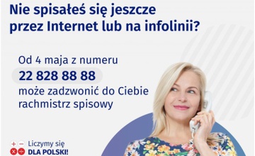 Spis powszechny – rachmistrzowie do nas zadzwonią!