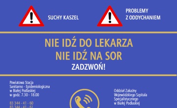 Apel Lubelskiego Państwowego Wojewódzkiego Inspektora Sanitarnego