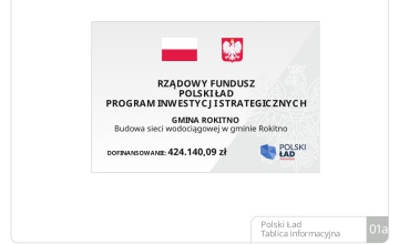 Budowa sieci wodociągowej w gminie Rokitno