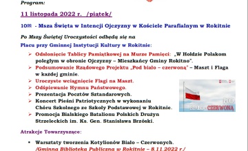 Gminne Obchody Narodowego Święta  Odzyskania Niepodległości  w Gminie Rokitno