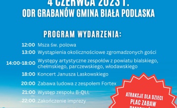 Regionalne święto polskiej wsi 4 czerwca 2023 ODR Grabanów, gm. Biała Podlaska
