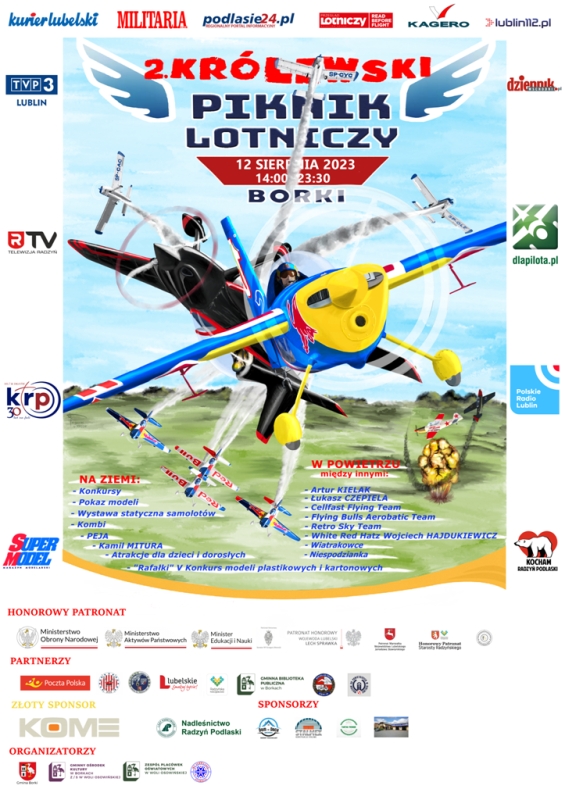 Plakat II Królewski Piknik Lotniczy